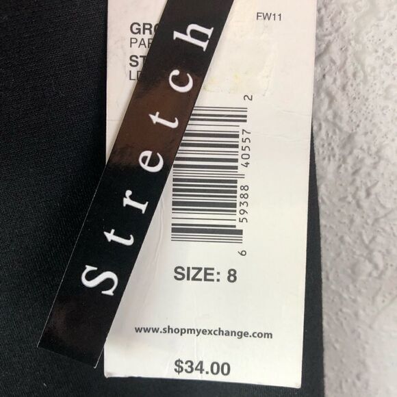 NWT Luciano Dante Black Slack Pants Size 8 - Picture 5 of 7